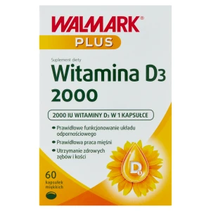 WALMARK PLUS Witamina D3 2000, 60 kapsułek