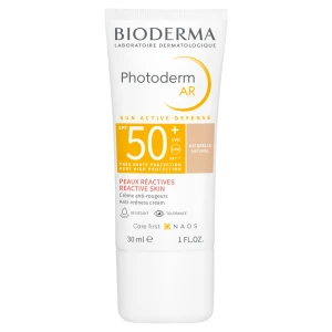 Bioderma Photoderm AR, Krem tonujący do cery naczynkowej, odcień naturalny SPF 50+, 30 ml