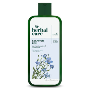 Herbal Care Szampon do włosów suchych i łamliwych Len, 330 ml
