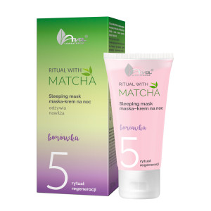 Ava Ritual with Matcha Sleeping mask, maska-krem na noc, 50 ml