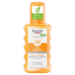 Eucerin Oil Control, Spray ochronny skóra skłonna do trądziku transparentny SPF 50+, 200 ml