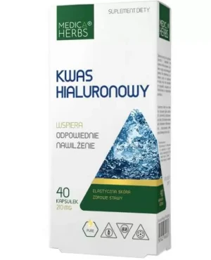 Medica Herbs Kwas hialuronowy 40 kapsułek