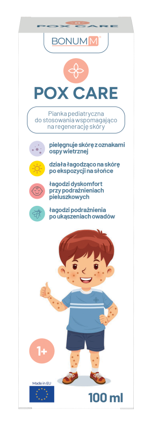 Pox Care, pianka pediatryczna, 100 ml