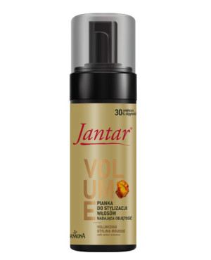 Jantar Pianka do stylizacji włosów nadająca objętość z esencją bursztynową, 150 ml