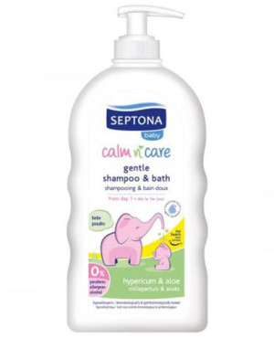 Septona Baby Shampoo & Bath Delikatny Szampon do kąpieli z dziurawca i aloesu, 500 ml