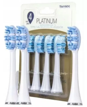 Vitammy Platinum TH1905 końcówki do sonicznej szczoteczki do zębów 4 sztuki