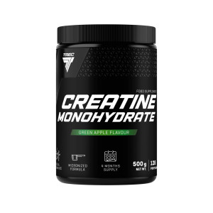 Trec Creatine Monohydrate, proszek, smak zielone jabłko, 500 g