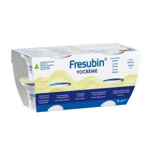 FRESUBIN YOCREME O smaku cytrynowym, 4 x 125 g