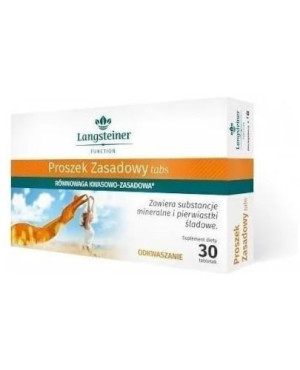 LANGSTEINER Proszek zasadowy tabs, 30 tabletek