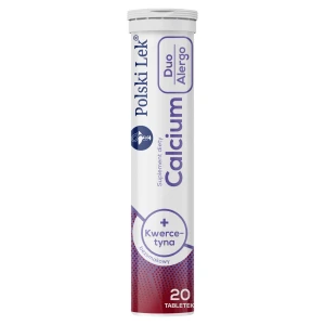 CALCIUM DUO Alergo, 20 tabl. mus. z wapniem, cena, opinie, dawkowanie