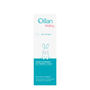 Oillan Baby, Krem ochronny do twarzy i ciała, 75 ml