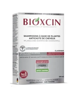 Bioxcin Classic, Szampon do włosów normalnych i suchych, przeciw wypadaniu włosów, 300 ml