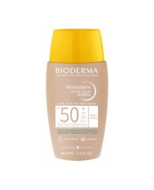 Bioderma Photoderm Nude Touch Mineral Podkład z efektem nude mineralny odcień ciemny SPF 50+ 40 ml