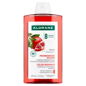 Klorane Blask, szampon z granatem, włosy farbowane, 400 ml