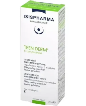 Isispharma Teen Derm K Concentrate serum keratoregulujące do skóry tłustej i trądzikowej 30 ml