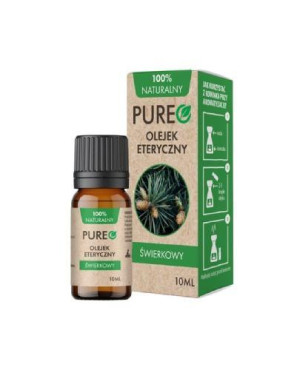 PUREO Olejek naturalny eteryczny Świerkowy, 10 ml