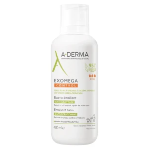 A-Derma Exomega Control Balsam emolient przeciw drapaniu, skóra sucha, 400 ml