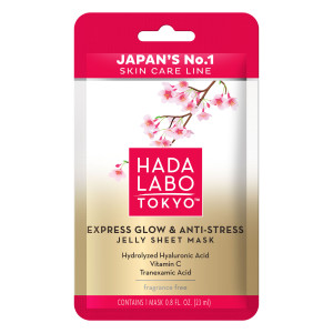 Hada Labo Tokyo, Express Glow Anti-Stress, maska do twarzy, 20 ml