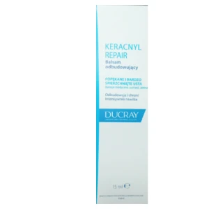 Ducray Keracnyl Repair, odbudowujący balsam do ust, 15 ml