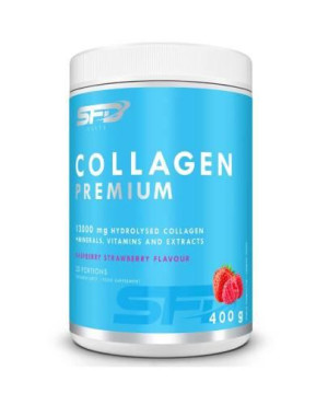 SFD, Collagen Premium raspberry strawberry, proszek, 400 g