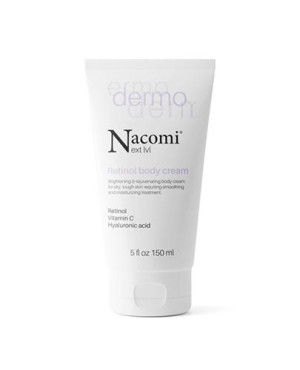 Nacomi Rozjaśniająco-Odmładzający Krem do ciała z retinolem i witaminą C, 150 ml