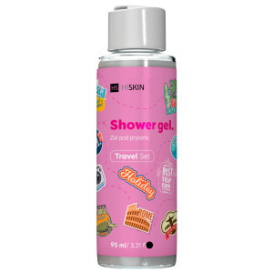 Hiskin Travel Żel pod prysznic kolorowy, 95 ml