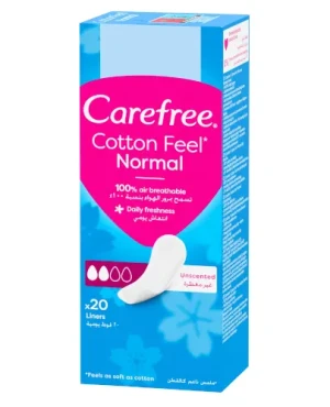 Carefree Cotton bezzapachowe wkładki higieniczne 20 sztuk