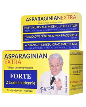 Asparaginian Extra Forte, kapsułki, 50 sztuk