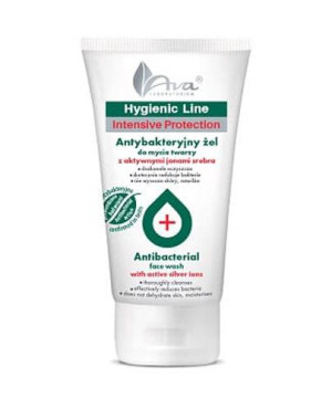 Ava Laboratorium Hygienic Line Antybakteryjny żel do mycia twarzy, 150 ml