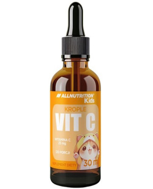 Allnutrition, Kids Vit C, Witamina C w kroplach dla dzieci, 30 ml
