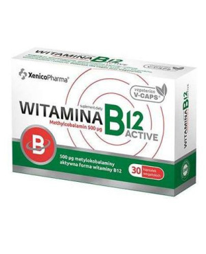 Xenico Pharma witamina B12 Active, kapsułki, 30 sztuk