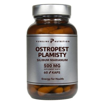 PURELINE NUTRITION Ostropest plamisty 500 mg, 60 kapsułek