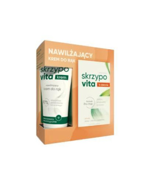 Skrzypovita 1x Dziennie, 42 tabletki + Skrzypovita Krem nawilżający do rąk, 50 ml
