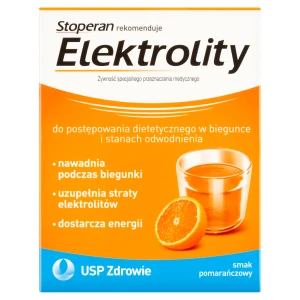ELEKTROLITY Smak pomarańczowy - 7 sasz.