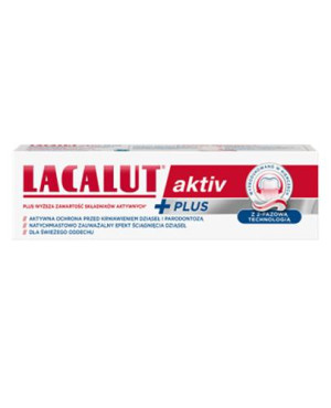 Lacalut Aktiv Plus, Pasta do zębów, 75 ml