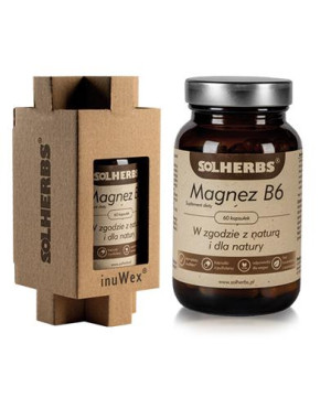 Solherbs, Magnez B6, kapsułki, 60 sztuk