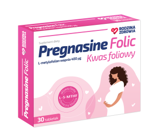Rodzina Zdrowia, Pregnasine Folic, tabletki, 90 sztuk