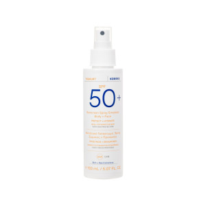 Korres Yoghurt, spray do ciała i twarzy SPF 50+, 150 ml