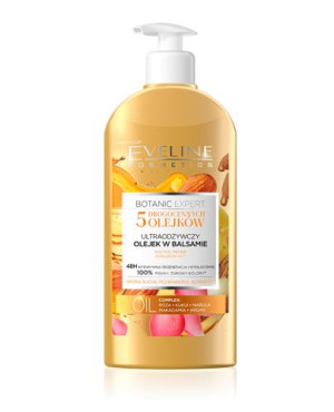 EVELINE BOTANIC EXPERT 5 DROGOCENNYCH OLEJKÓW Ultraodżywczy olejek w balsamie - 350 ml