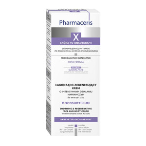 Pharmaceris X Oncosubtilium, łagodząco-regenerujący krem o intensywnym działaniu naprawczym do twarzy i ciała, 75 ml