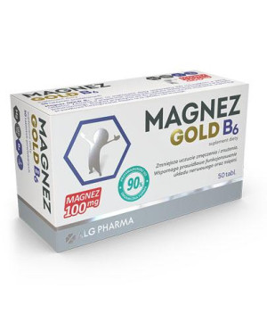 Alg Pharma, Magnez Gold B6, tabletki, 50 sztuk