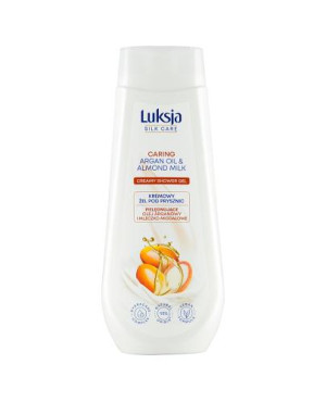 Luksja Silk Care Kremowy Żel pod prysznic Olej arganowy i Mleczko migdałowe, 500 ml