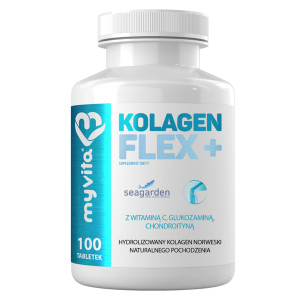 MyVita Kolagen Flex +, 100 tabl., cena, opinie, właściwości