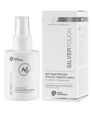Invex Remedies Silver Touch Ag 124 Antybakteryjny płyn do twarzy i ciała ze srebrem monojonowym, 100 ml