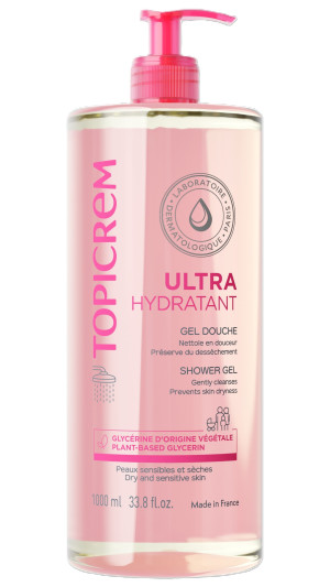 Topicrem, Ultra-Moisturizing Shower Gel, ultra-nawilżający żel pod prysznic, 1000 ml