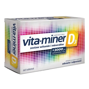 Vita-miner D3, tabletki, 60 sztuk