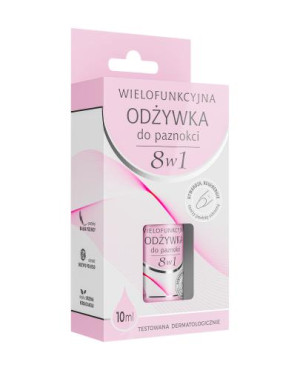 Wielofunkcyjna Odżywka do paznokci 8w1, 10 ml