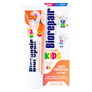 Biorepair Kids 0-6 lat pasta do zębów brzoskwinia 50 ml