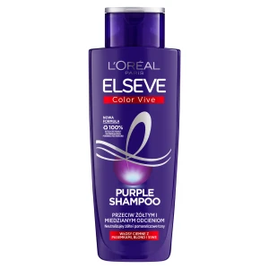 L'Oreal Elseve Color Vive Purple Szampon przeciw żółtym i miedzianym odcieniom - 200 ml