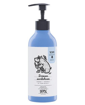 Yope Naturalny regenerujący żel pod prysznic Drzewo sandałowe Szafran i patchouli, 400 ml